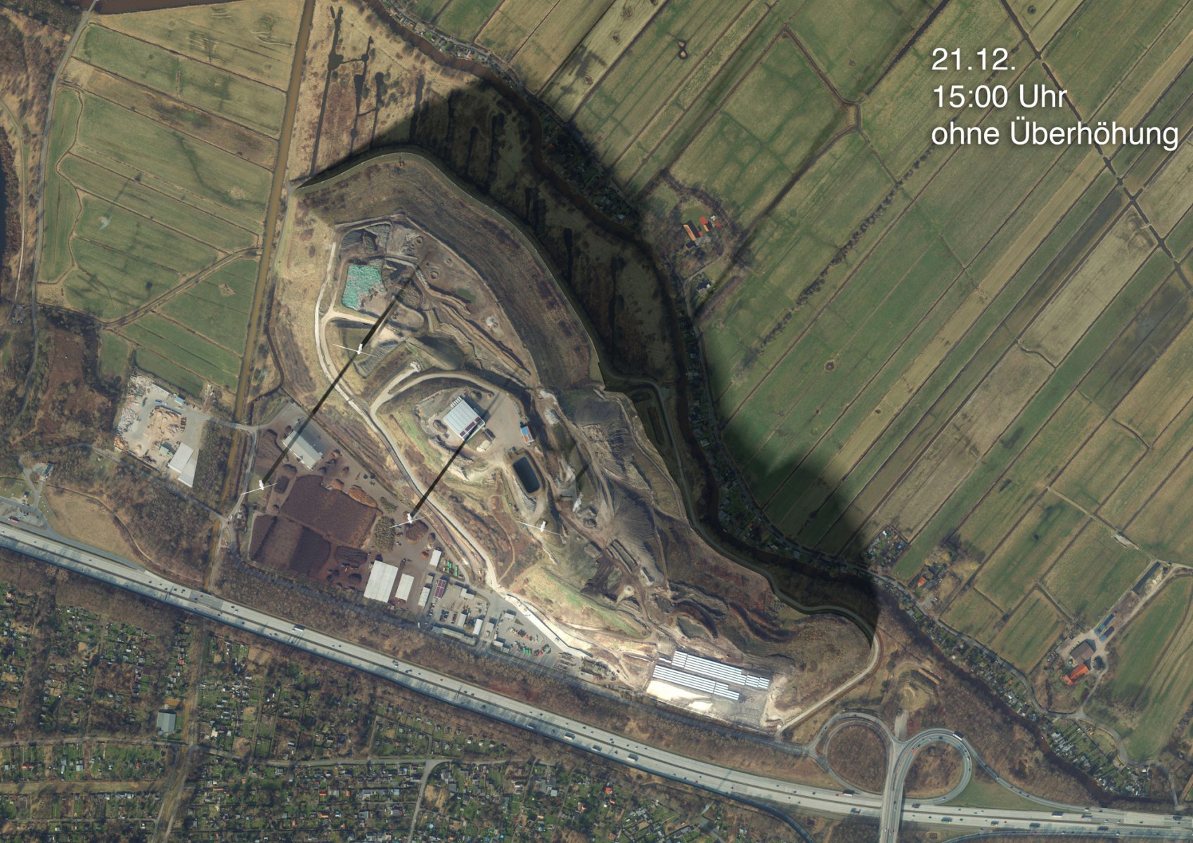 Schattensimulation, Bremen 2014