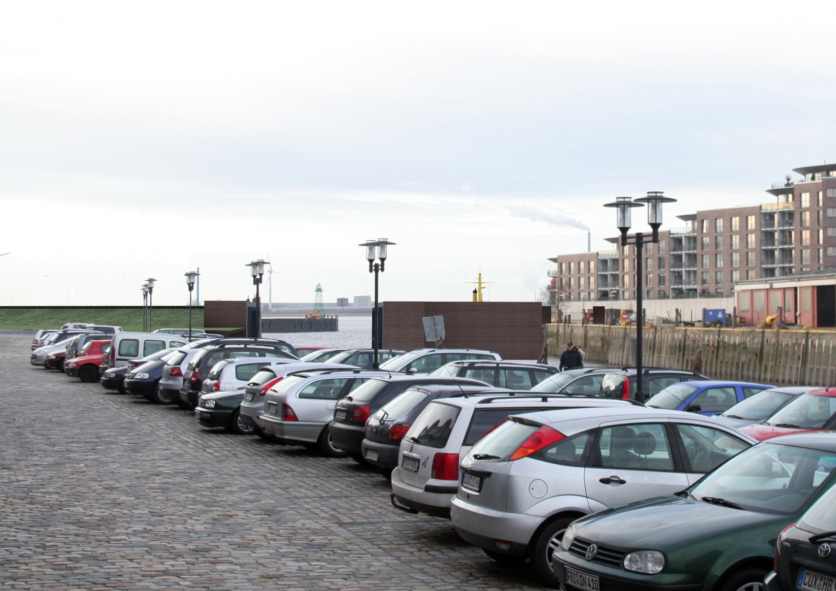 Blick von der Geestekaje