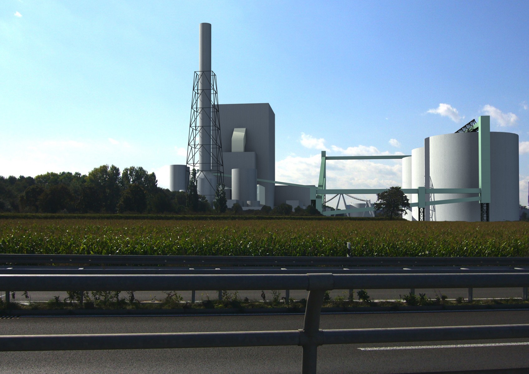 Kraftwerk, Kohlelager als Silo