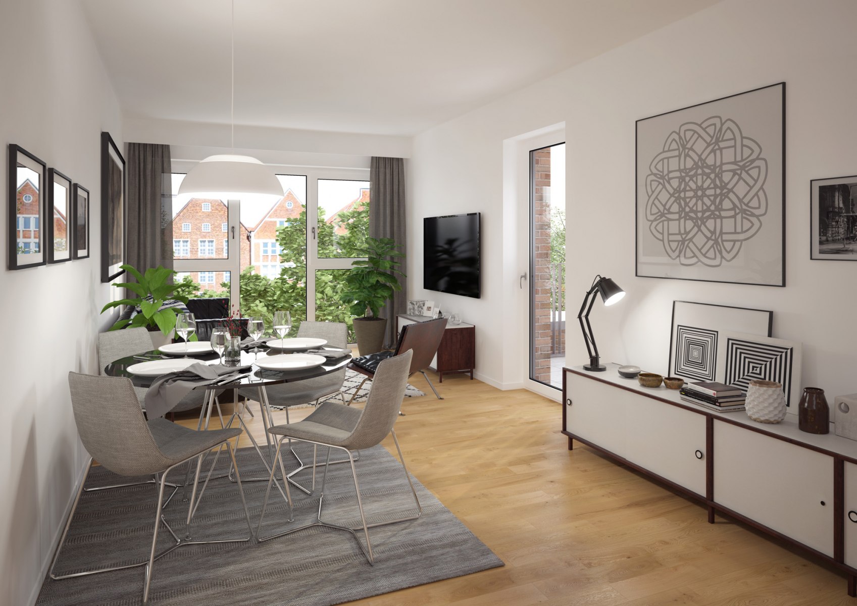 Weserhöfe - 2 Zi Whg